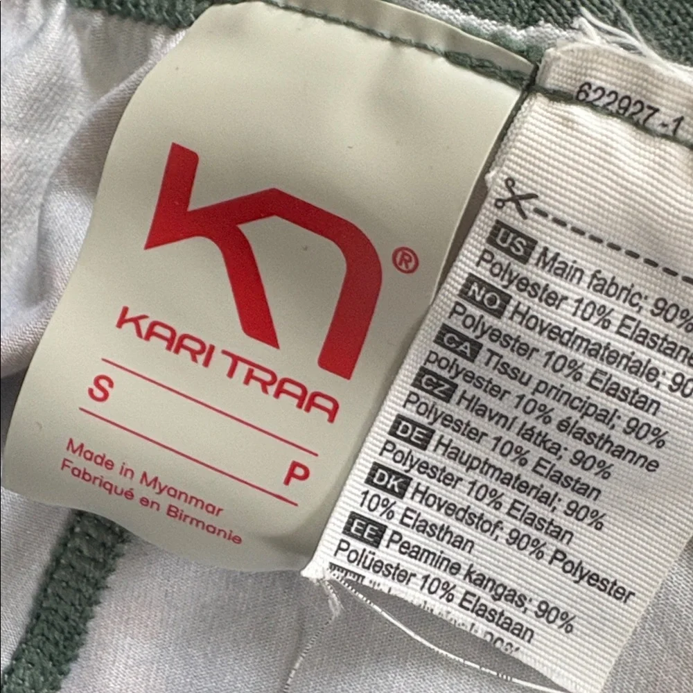 Kari Traa Floral Fryd Baselayer Top & Leggings Pink Green lightweight base layer - Picture 3 of 11